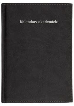 Kalendarz akad. 2023/24 A5 tyg. Vivella czarny