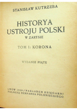 Historya ustroju Polski, 1920 r.
