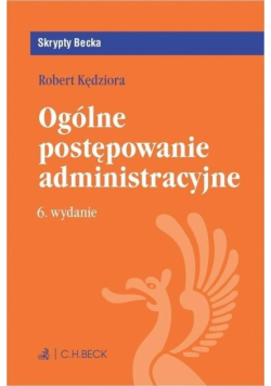 Ogólne postępowanie administracyjne w.2019