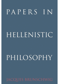 Papers in Hellenistic Philosophy