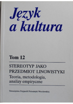 Język a Kultura Tom 12