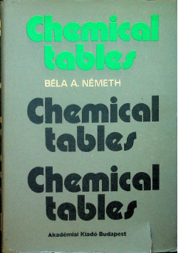Chemical tables
