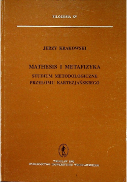 Mathesis i metafizyka