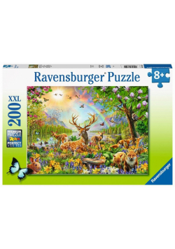 Puzzle dla dzieci: 200 Leśne zwierzęta