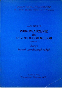 Wprowadzenie do psychologii religii Część 2