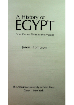 A history of egypt