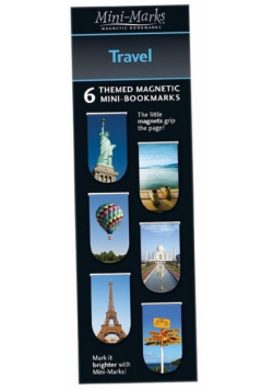 Zakładki magnetyczne Travel 6 sztuk