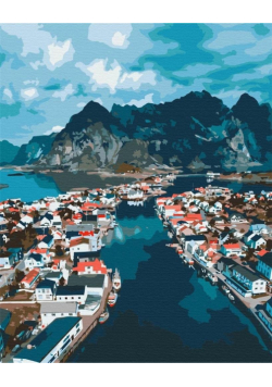 Malowanie po numerach - Norweskie fiordy 40x50cm
