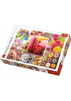 Puzzle 1000 Cukierki kolaż TREFL
