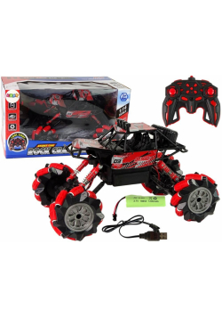 Auto zdalnie sterowane 1:14 czerwone