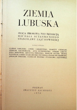 Ziemia lubuska 1950 r.
