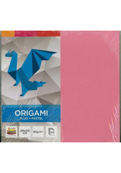 Origami 20x20cm Fluo+Pastele x 100K