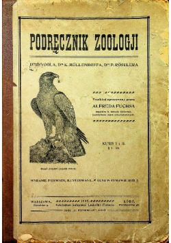 Podręcznik zoologii 1907 r.