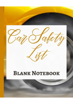 Car Safety List - Blank Notebook - Write It Down - Pastel Rose Gold Pink - Abstract Modern Contemporary Unique Art