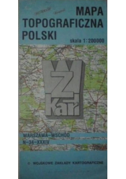 Mapa topograficzna Polski