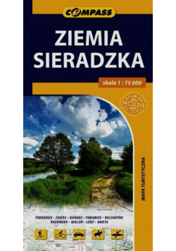 Ziemia Sieradzka mapa turystyczna