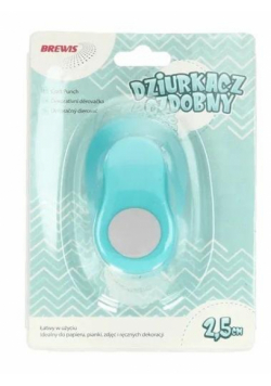 Dziurkacz ozdobny - Koło 2,5cm MIX