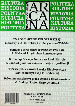 Dwumiesięcznik Arcana nr 57