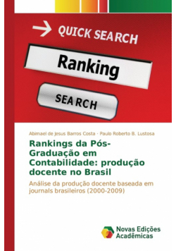 Rankings da Pós-Graduação em Contabilidade