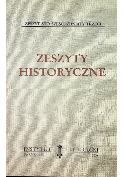 Zeszyty historyczne Zeszyt 163
