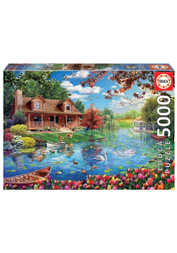 Puzzle 5000 Dom nad jeziorem G3