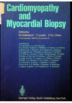 Cardiomyopathy and Myocadrial Biopsy