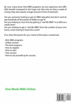 Get An Online MBA In A Week