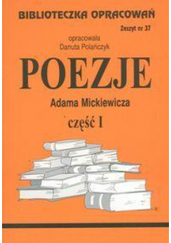 Biblioteczka opracowań nr 037 Poezje cz.1