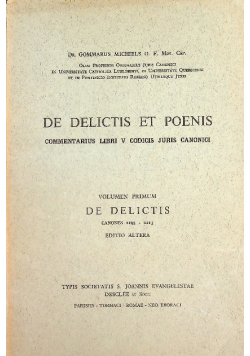 De Delictis et poenis Vol 1