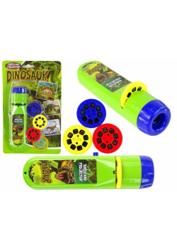 Projektor latarka dinozaury 24 slajdy