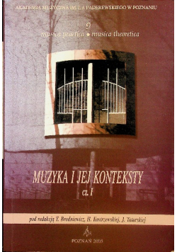 Muzyka i jej konteksty część 1