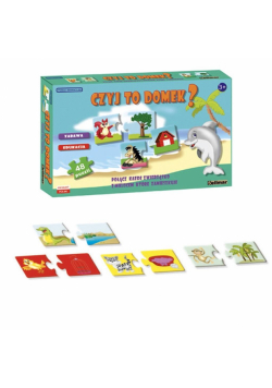 Puzzle edukacyjne Czyj to domek?