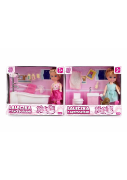 Lalka Natalia w łazience z akcesoriami 11 cm mix