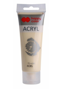 Farba akrylowa 75ml kość słoniowa HAPPY COLOR