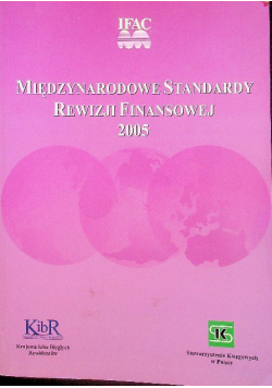 Międzynarodowe Standardy  Rewizji Finansowej 2005
