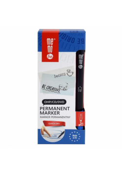 Marker permanentny 1-3mm niebieski (10szt) MemoBe