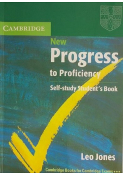 New Progress to Proficiency Self study Students Book