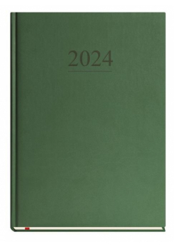 Terminarz 2024 B5 tygodniowy klasyczny zielony