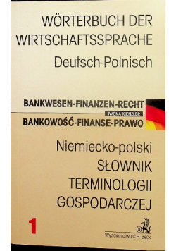Niemiecko polski słownik terminologii gospodarczej 1