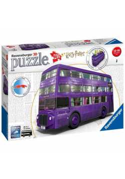 Puzzle 3D Harry Potter Błękitny autobus
