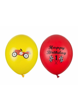Balony Happy Birthday MIX 30cm 50szt