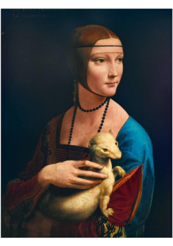 Puzzle 1000 Dama z łasiczką, Leonardo da Vinci