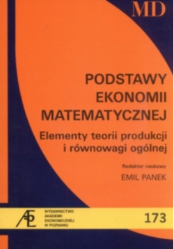 Podstawy ekonomii matematycznej