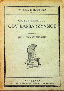 Ody barbarzyńskie 1922r