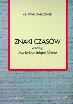 Znaki czasów według Marie Dominique Chenu