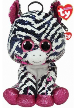 TY Fashion Zoey - Cekinowy plecak Zebra