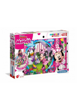 Puzzle 40 podłogowe Super kolor Minnie