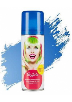 Neonowy spray do włosów niebieski