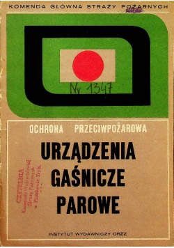 Urządzenia gaśnicze parowe