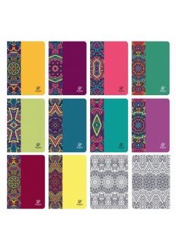 Zeszyt A5/80K linia Mandala (10szt)